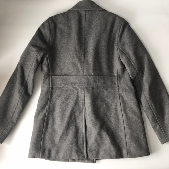 Grey pea coat - Picture 4 of 6